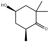 Cyclohexanone, 4-hydroxy-2,2,6-trimethyl-, (4R,6S)-
