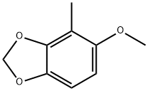 1,3-Benzodioxole, 5-methoxy-4-methyl- Struktur