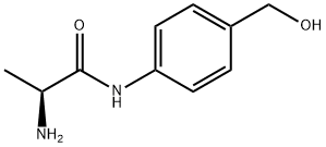 Propanamide, 2-amino-N-[4-(hydroxymethyl)phenyl]-, (2S)-,607383-80-2,结构式