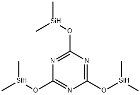 1,3,5-Triazine, 2,4,6-tris[(dimethylsilyl)oxy]- Structure