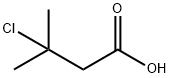 Butanoic acid, 3-chloro-3-methyl- Struktur