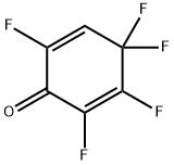 2,5-Cyclohexadien-1-one, 2,3,4,4,6-pentafluoro- Struktur