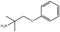 2-Propanamine, 2-methyl-1-phenoxy- Struktur