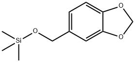 1,3-Benzodioxole, 5-[[(trimethylsilyl)oxy]methyl]- Struktur