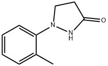 3-Pyrazolidinone, 1-(2-methylphenyl)- 化学構造式