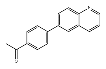 Ethanone, 1-[4-(6-quinolinyl)phenyl]- Structure