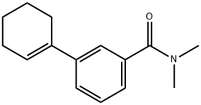 Benzamide, 3-(1-cyclohexen-1-yl)-N,N-dimethyl- Structure