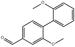 [1,1'-Biphenyl]-4-carboxaldehyde, 2,2'-dimethoxy- 结构式