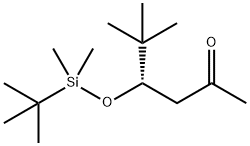 (S)-4-((叔丁基二甲基硅烷基)氧基)-5,5-二甲基己-2-酮, 612492-55-4, 结构式