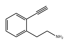 2-(2-乙炔基苯基)乙烷-1-胺,612499-53-3,结构式