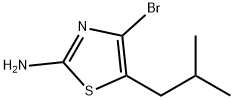 2-Thiazolamine, 4-bromo-5-(2-methylpropyl)- Structure