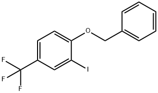 4-苄氧基-3-碘三氟甲苯, 612833-40-6, 结构式