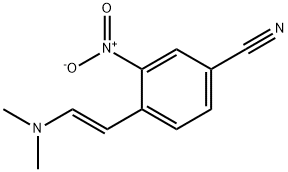 Benzonitrile, 4-[(1E)-2-(dimethylamino)ethenyl]-3-nitro- Structure