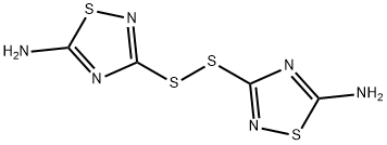 1,2,4-Thiadiazol-5-amine, 3,3'-dithiobis- (9CI) Structure