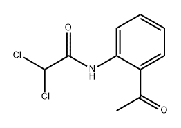 Acetamide, N-(2-acetylphenyl)-2,2-dichloro- Struktur
