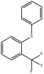 Benzene, 1-(phenylthio)-2-(trifluoromethyl)- Structure