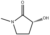 (R)-3-羟基-1-甲基吡咯烷酮-2-酮 结构式