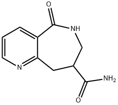 5H-Pyrido[3,2-c]azepine-8-carboxamide, 6,7,8,9-tetrahydro-5-oxo-,61479-35-4,结构式