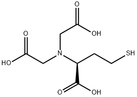 N,N-二乙酸-DL-高半胱氨酸 结构式
