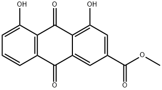Rhein Methylate 化学構造式