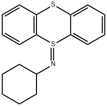 Thianthrene, 5-(cyclohexylimino)-5,5-dihydro- (9CI) Structure