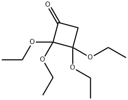 Cyclobutanone, 2,2,3,3-tetraethoxy- Structure