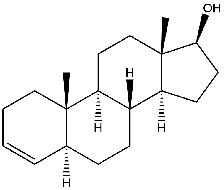 Androst-3-en-17-ol, (5α,17β)- Struktur