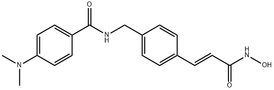 Benzamide, 4-(dimethylamino)-N-[[4-[(1E)-3-(hydroxyamino)-3-oxo-1-propen-1-yl]phenyl]methyl]-|化合物 T24798