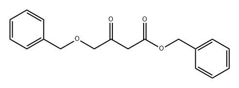 Butanoic acid, 3-oxo-4-(phenylmethoxy)-, phenylmethyl ester Structure