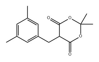 1,3-Dioxane-4,6-dione, 5-[(3,5-dimethylphenyl)methyl]-2,2-dimethyl-