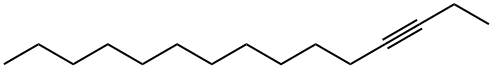 3-pentadecyne, 61886-61-1, 结构式
