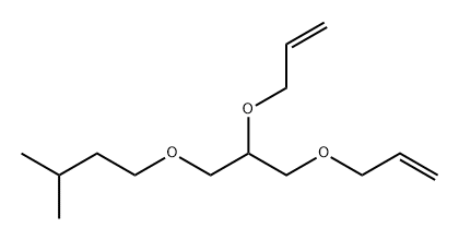 Butane, 1-[2,3-bis(2-propen-1-yloxy)propoxy]-3-methyl- Structure