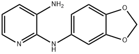 2,3-Pyridinediamine, N2-1,3-benzodioxol-5-yl- Struktur