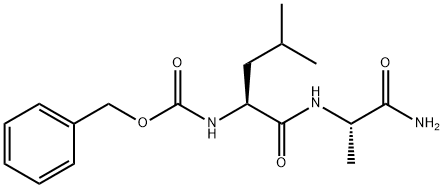 L-Alaninamide, N-[(phenylmethoxy)carbonyl]-L-leucyl- (9CI) Structure