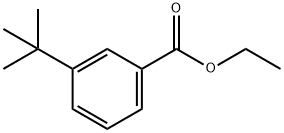 Benzoic acid, 3-(1,1-dimethylethyl)-, ethyl ester Struktur