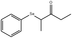 3-Pentanone, 2-(phenylseleno)-