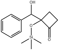 Cyclobutanone, 2-(hydroxyphenylmethyl)-2-[(trimethylsilyl)oxy]-