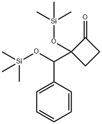 Cyclobutanone, 2-[phenyl[(trimethylsilyl)oxy]methyl]-2-[(trimethylsilyl)oxy]-