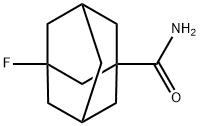 Tricyclo[3.3.1.13,7]decane-1-carboxamide, 3-fluoro- 化学構造式