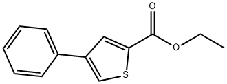 2-Thiophenecarboxylic acid, 4-phenyl-, ethyl ester,62404-00-6,结构式