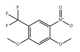 Benzene, 1,5-dimethoxy-2-nitro-4-(trifluoromethyl)- Structure