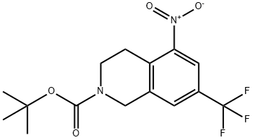 2(1H)-Isoquinolinecarboxylic acid, 3,4-dihydro-5-nitro-7-(trifluoromethyl)-, 1,1-dimethylethyl ester
