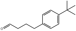 Benzenebutanal, 4-(1,1-dimethylethyl)- Struktur