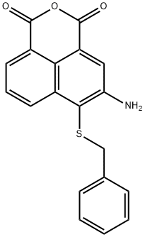1H,3H-Naphtho[1,8-cd]pyran-1,3-dione, 5-amino-6-[(phenylmethyl)thio]-
