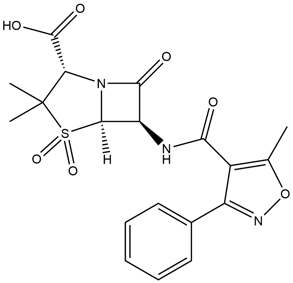 苯唑西林杂质2 结构式