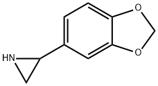 Aziridine, 2-(1,3-benzodioxol-5-yl)- Structure