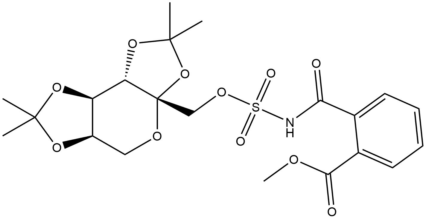 β-D-Fructopyranose, 2,3:4,5-bis-O-(1-methylethylidene)-, [2-(methoxycarbonyl)benzoyl]sulfamate (9CI)