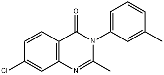 7-Chloro-2-methyl-3-(m-tolyl)quinazolin-4(3H)-one Structure