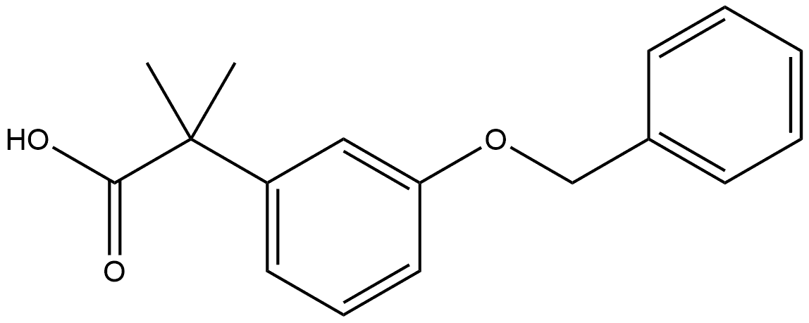 2-(3-(benzyloxy)phenyl)-2-methylpropanoic acid