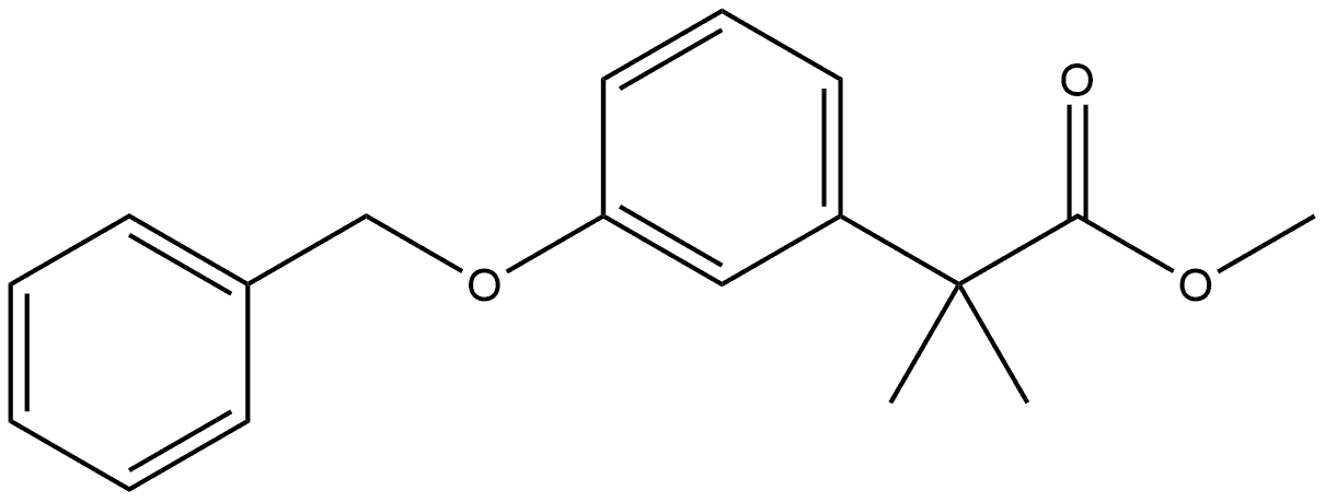 methyl 2-(3-(benzyloxy)phenyl)-2-methylpropanoate
